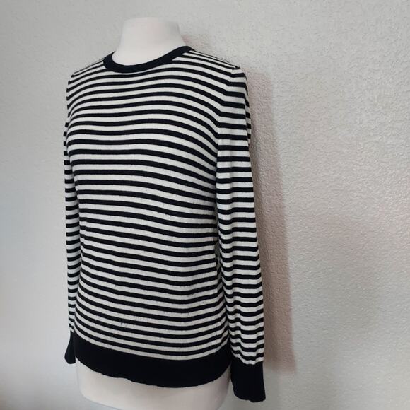 Talbots Black & White Wool Blend Size M - Picture 7 of 12